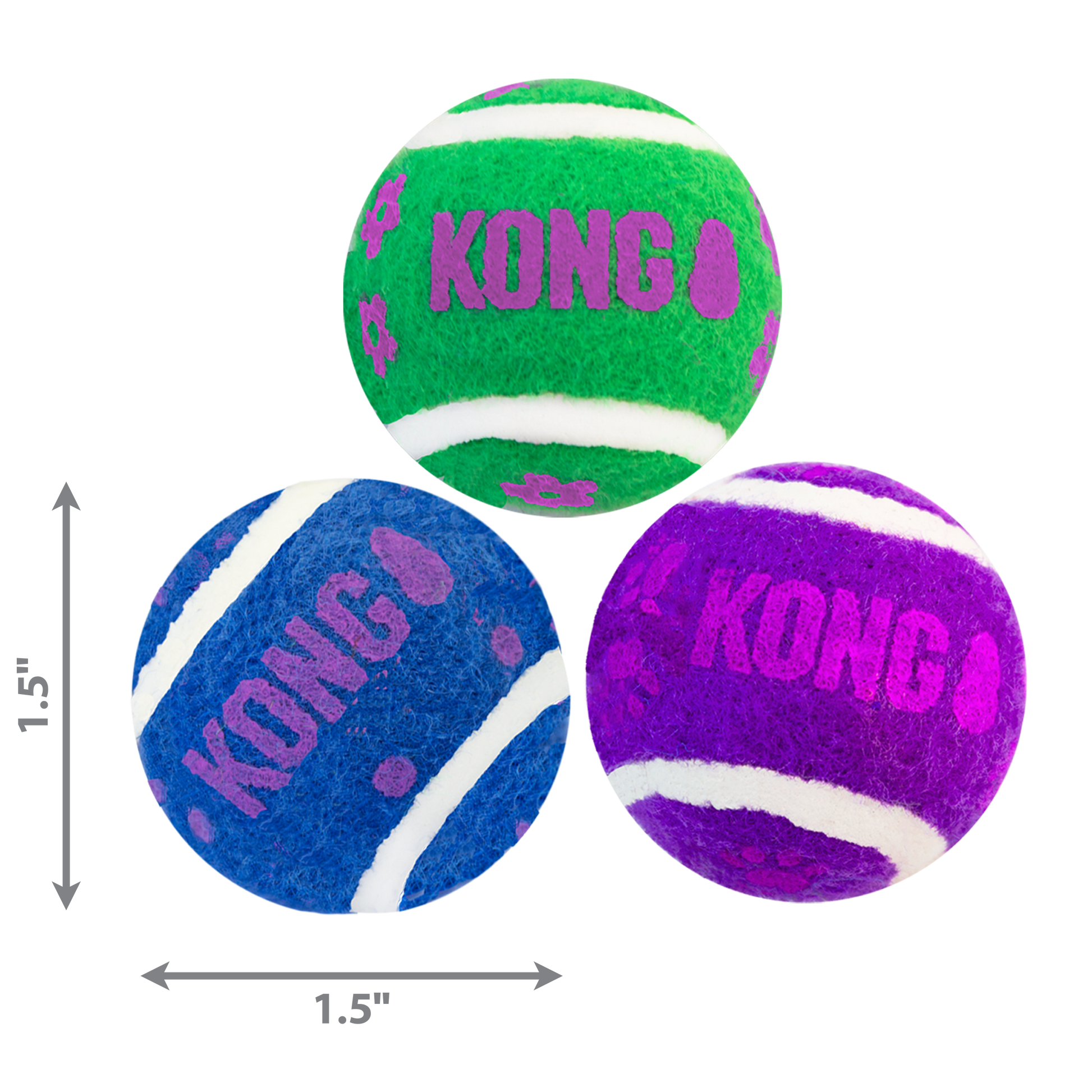 kong cat toys dimension ball with bell